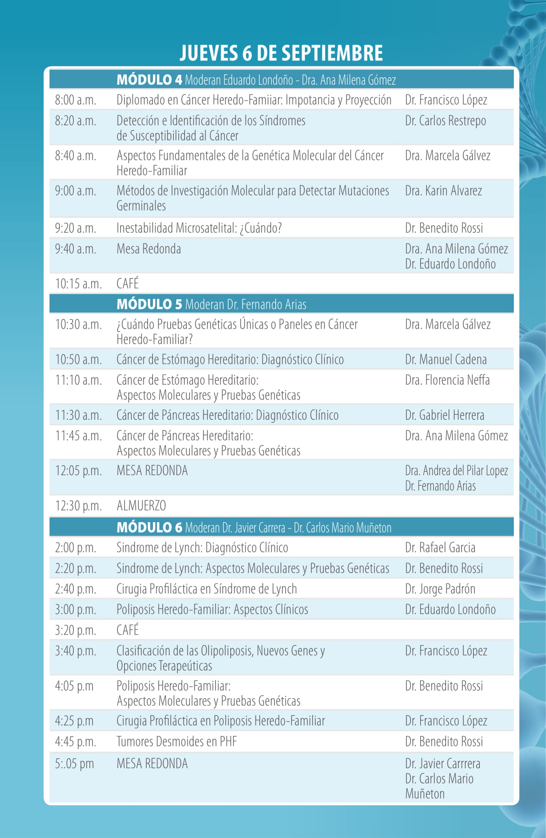 PROGRAMA CANCER HEREDADO 2018 3